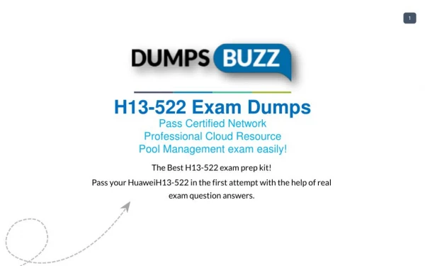 Huawei H13-522 Braindumps - 100% success Promise on H13-522 Test