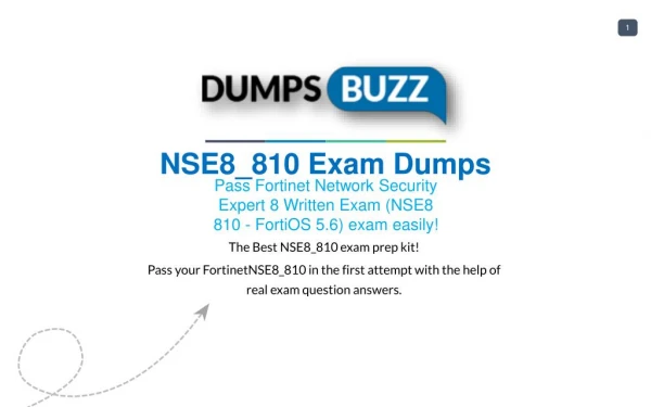 Fortinet NSE8_810 Test vce questions For Beginners and Everyone Else