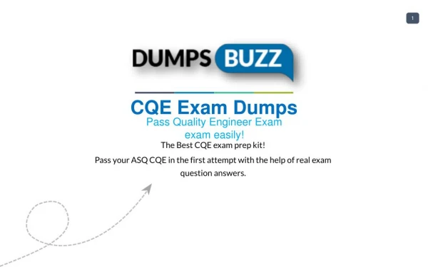 CQE Test prep with real ASQ CQE test questions answers and VCE