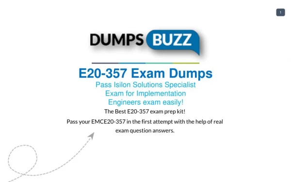 Improve Your E20-357 Test Score with E20-357 VCE test questions