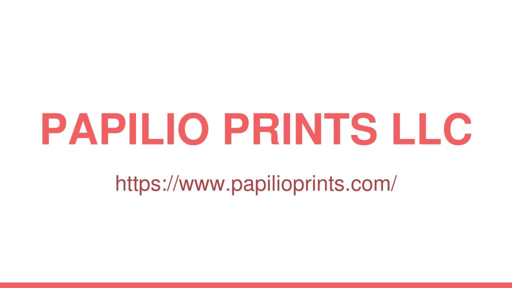 papilio prints llc