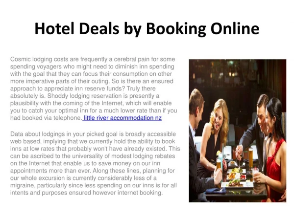 Hotel Deals by Booking Online
