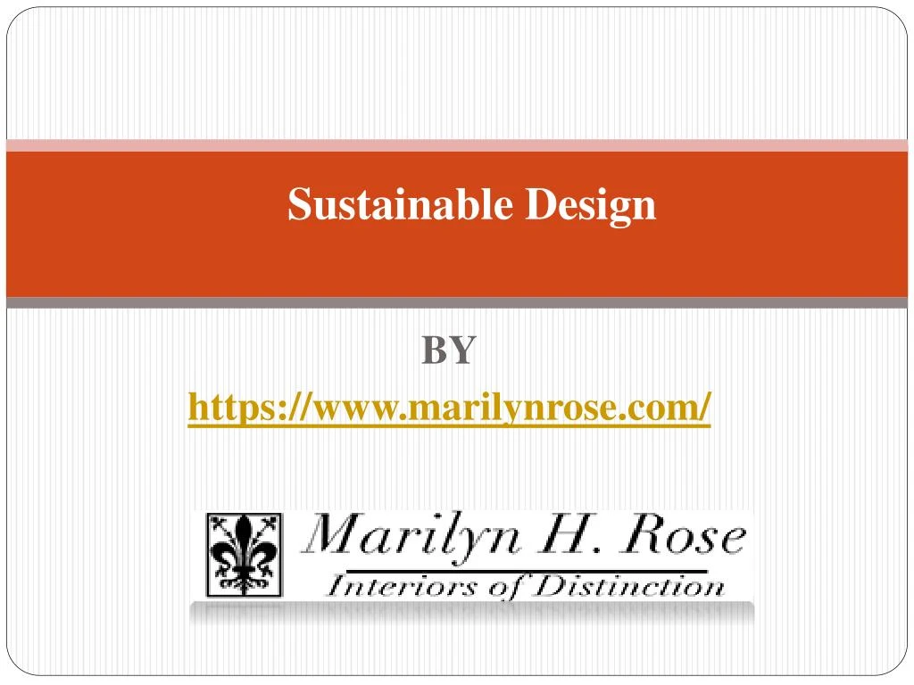sustainable design