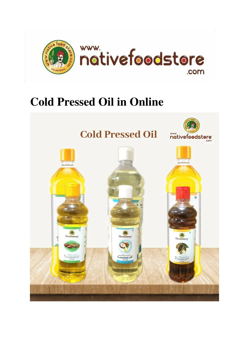 cold pressed oil in online