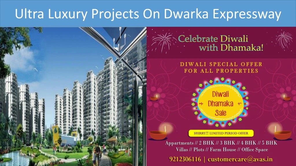 ultra luxury projects on dwarka expressway