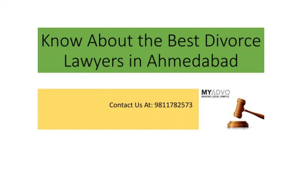 Divorce Specialist Lawyers in Ahmedabad