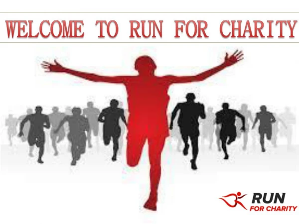 We Organize Charity Running Event
