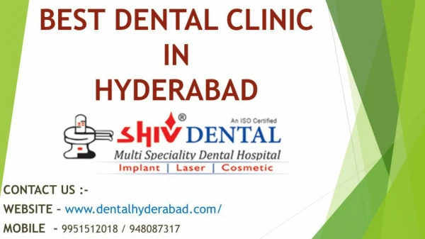 Best Dentist Doctor in Hyderabad