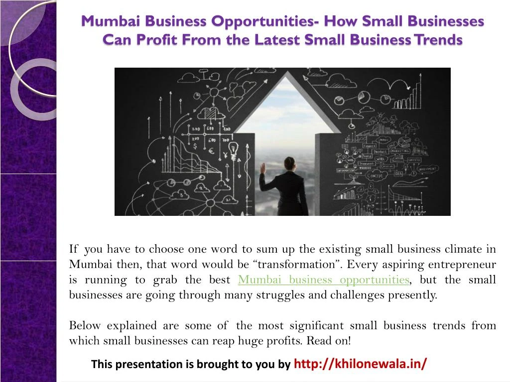 mumbai business opportunities how small businesses can profit from the latest small business trends