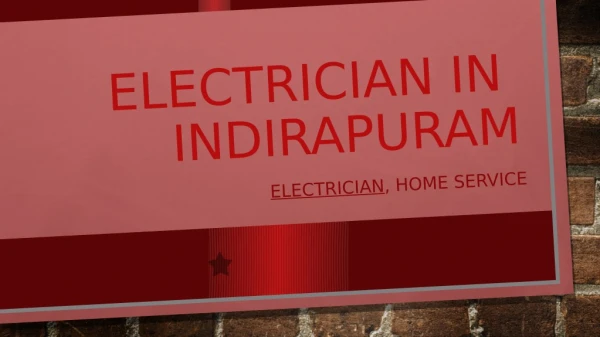 electrician indirapuram