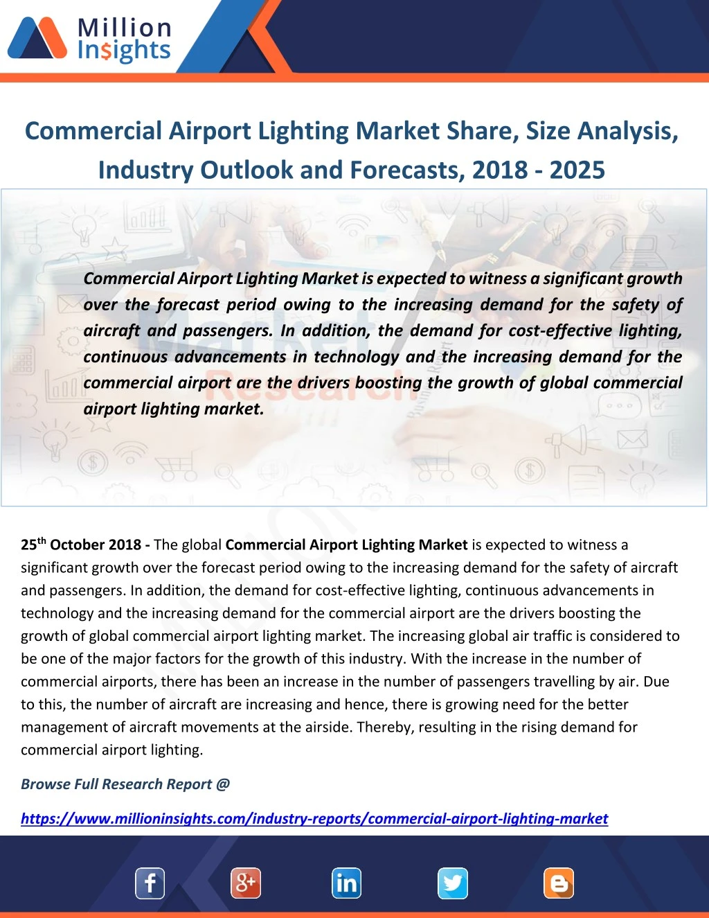 commercial airport lighting market share size