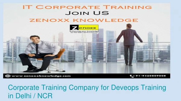 Corporate Training Company for Deveops Training in Delhi / NCR