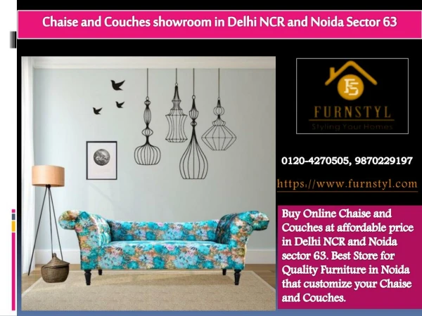 Chaise and Couches Sofa And Furniture Showroom In India