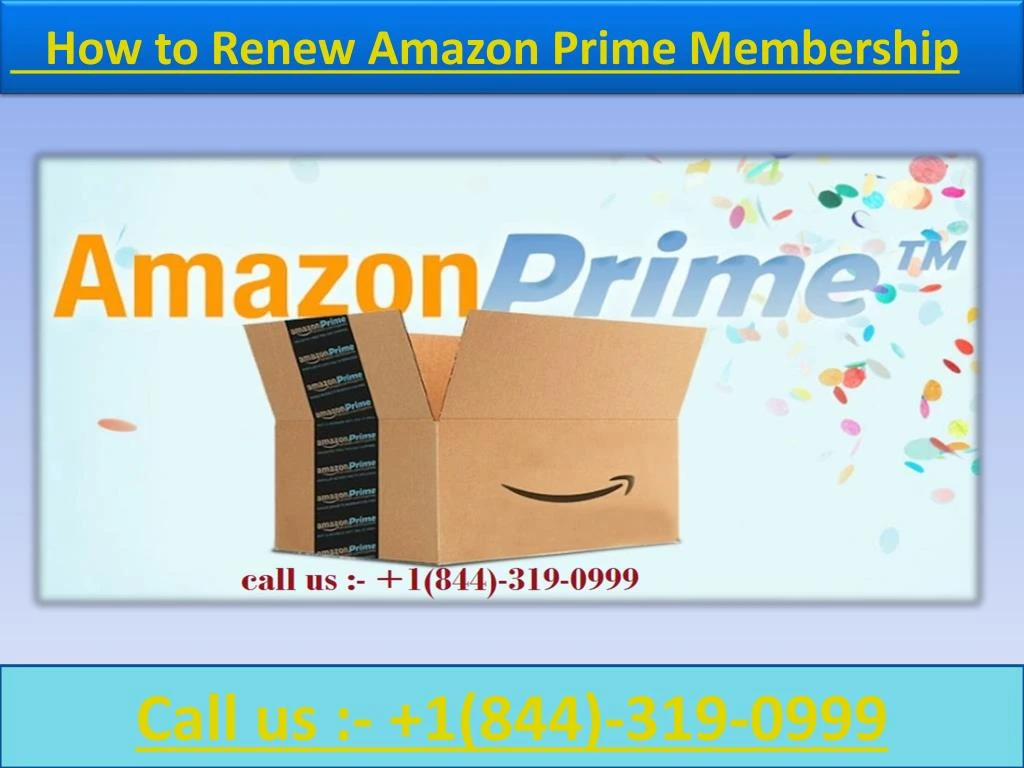 how to renew amazon prime membership