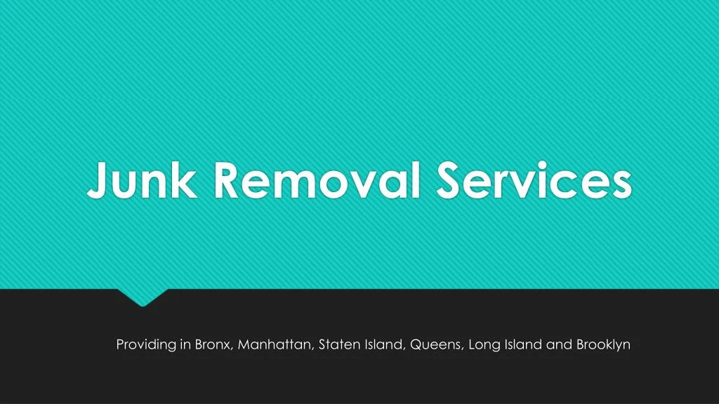 junk removal services