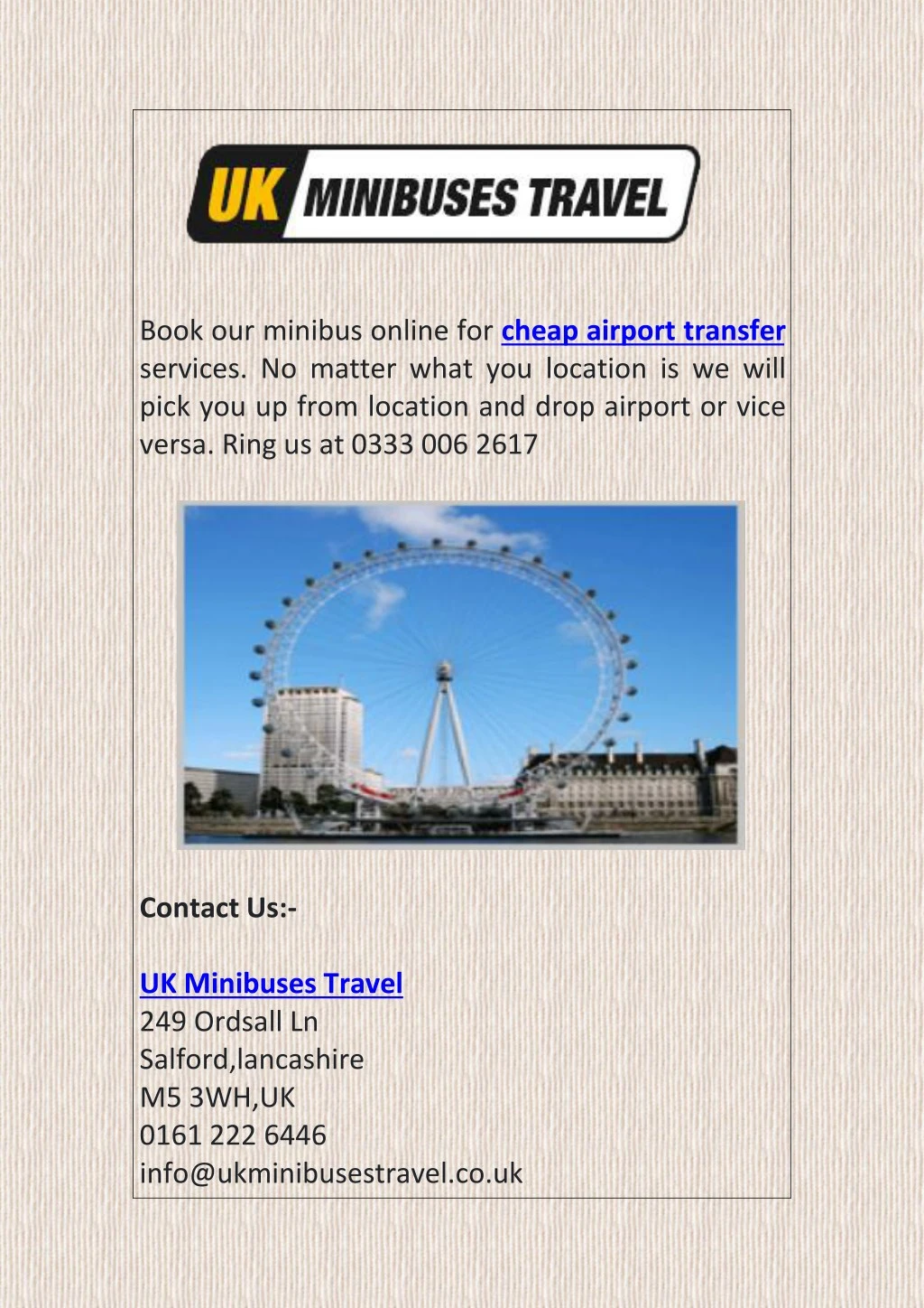 book our minibus online for cheap airport