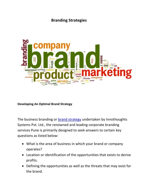 Branding Company in Pune|India
