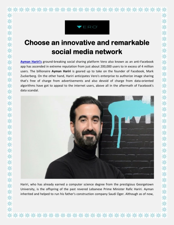 Choose An Innovative And Remarkable Social Media Network