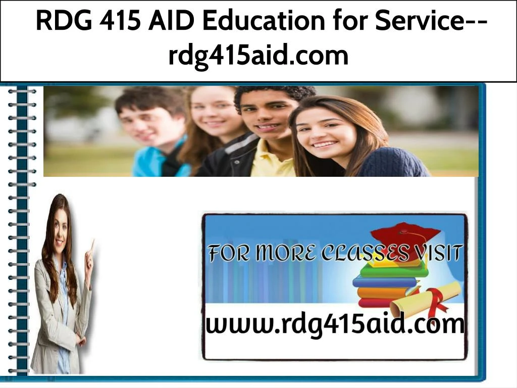 rdg 415 aid education for service rdg415aid com