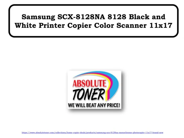 Samsung SCX-8128NA 8128 Black and White Printer Copier Color Scanner 11x17