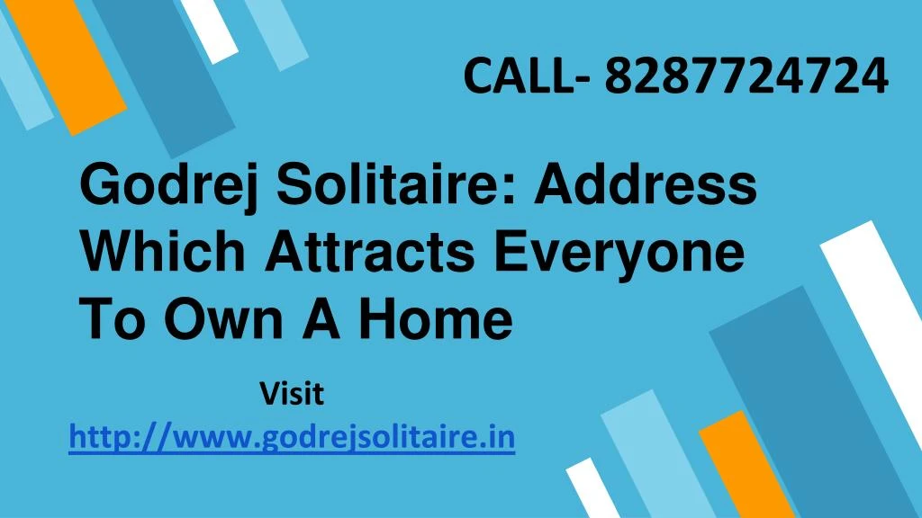 godrej solitaire address which attracts everyone to own a home