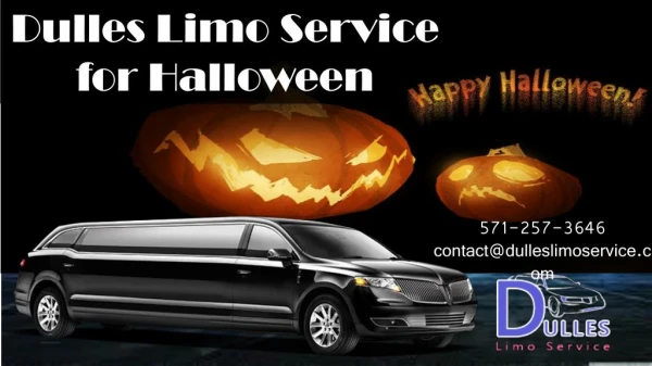 dulles limo service for halloween