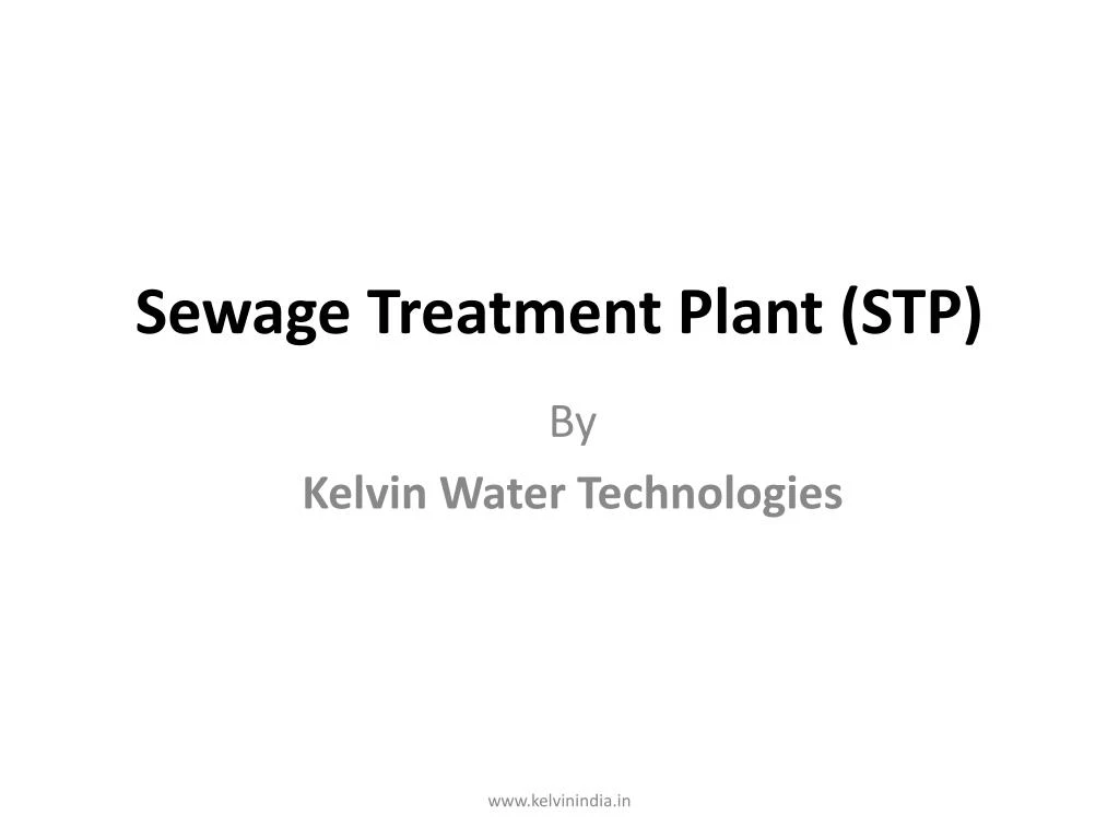 sewage treatment plant stp