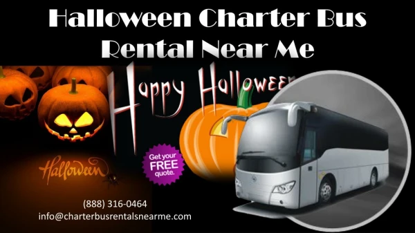 Halloween Charter Bus Rentals Near Me