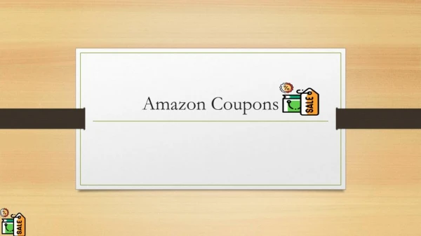 Amazon Coupons