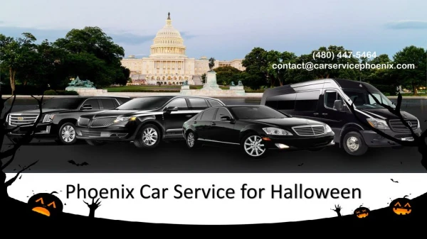 Phoenix Car Service for Halloween