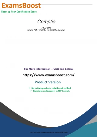 PPT - The Road to CompTIA Project Certification: PK0-005 Exam Study Sns-Brigh10