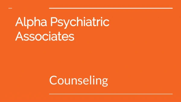 Alpha Psychiatric Associates