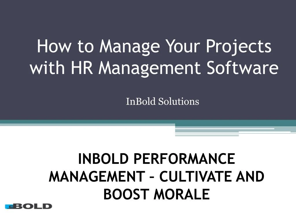 how to manage y our projects with hr management software
