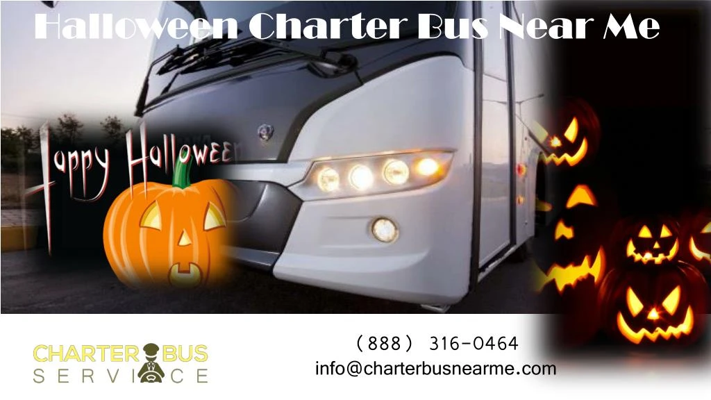 halloween charter bus near me