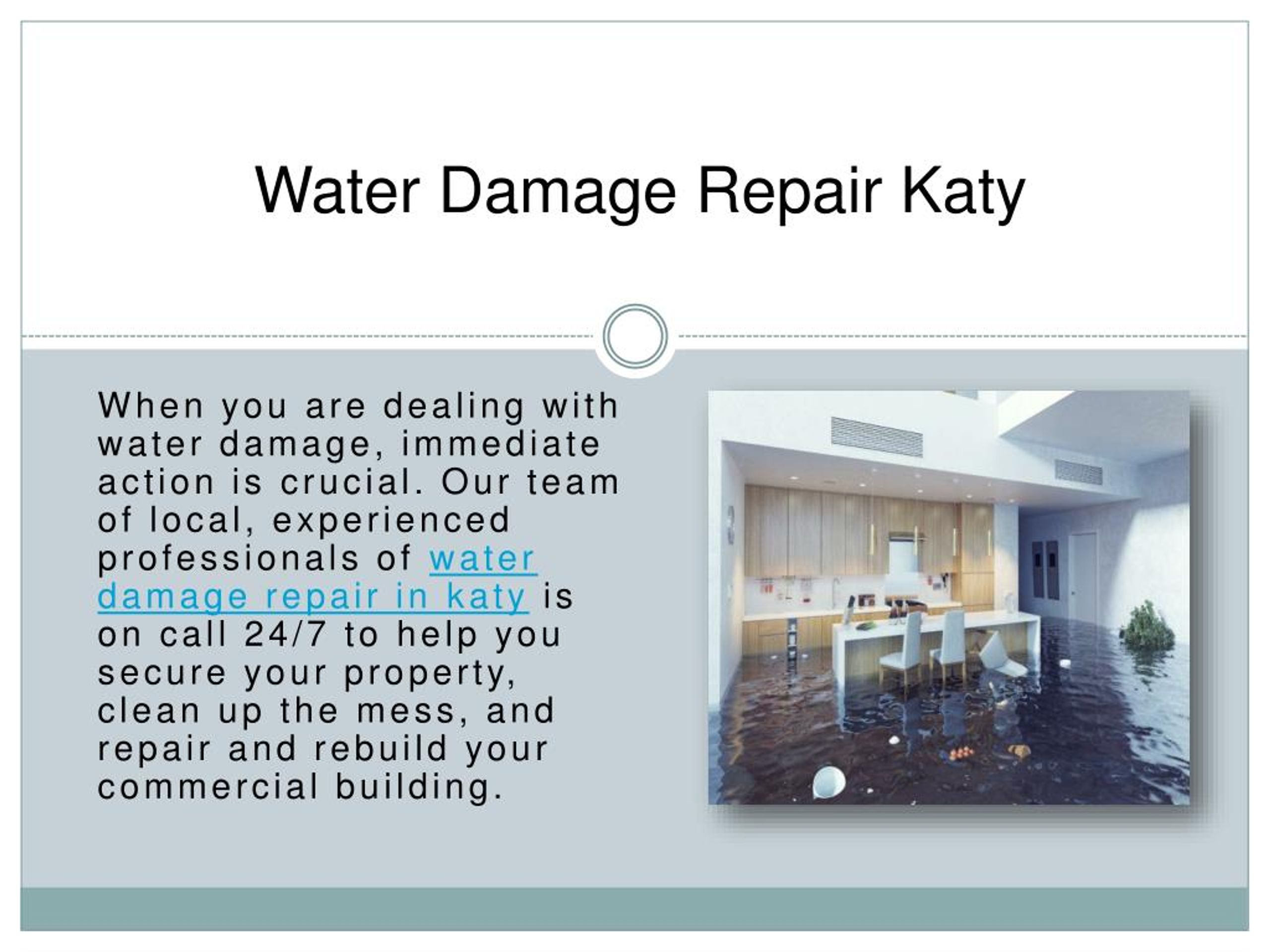 PPT - Water Damage Repair Katy PowerPoint Presentation, free download ...