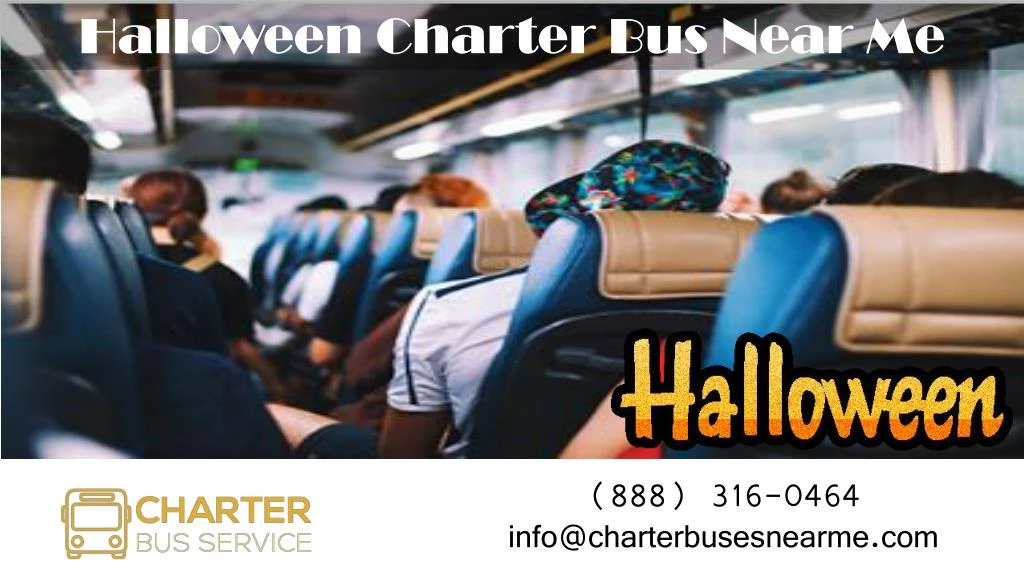 halloween charter bus near me