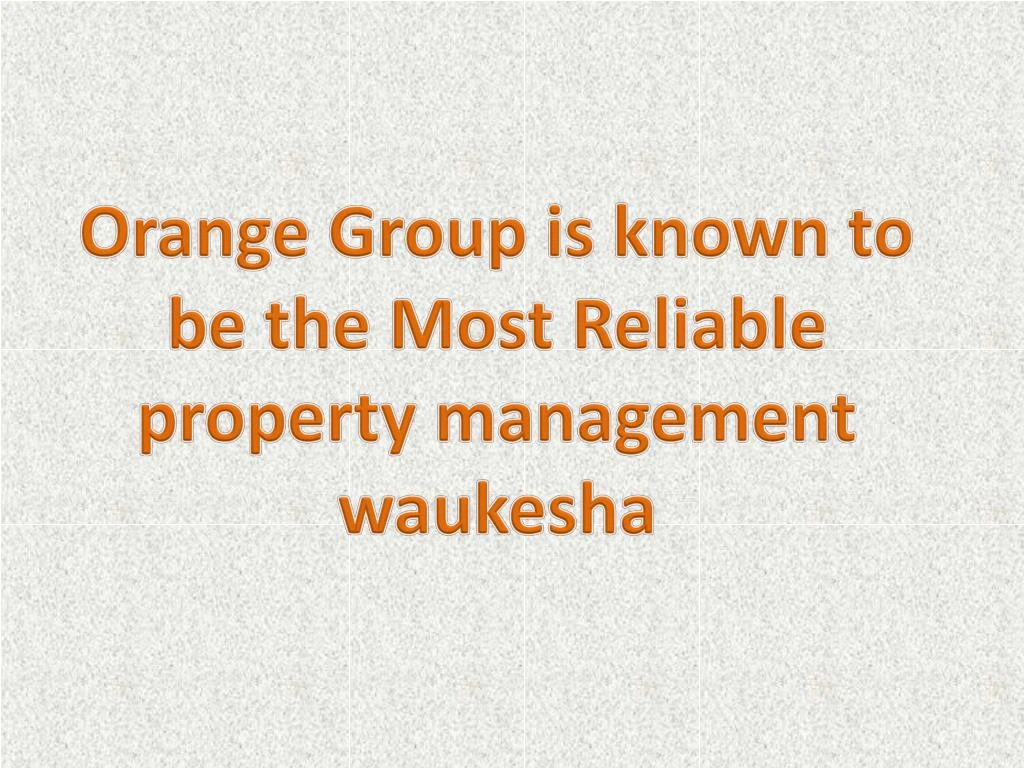 orange group is known to be the most reliable