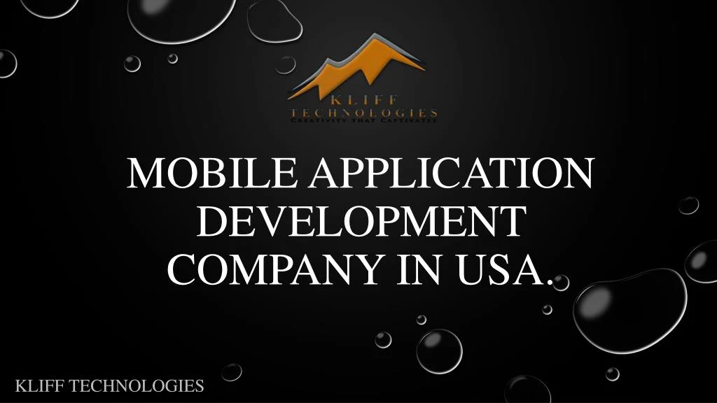 mobile application development company in usa