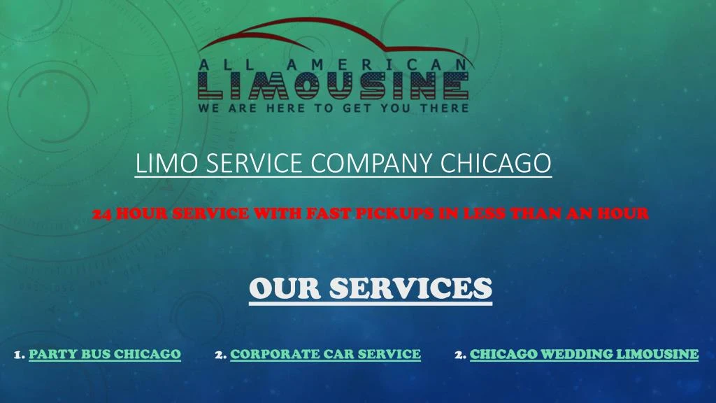 limo service company chicago