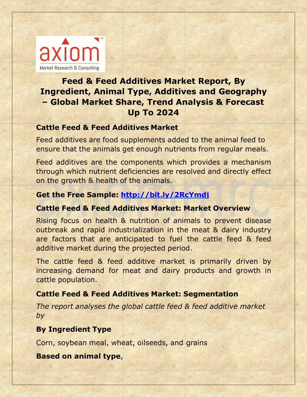 feed feed additives market report by ingredient