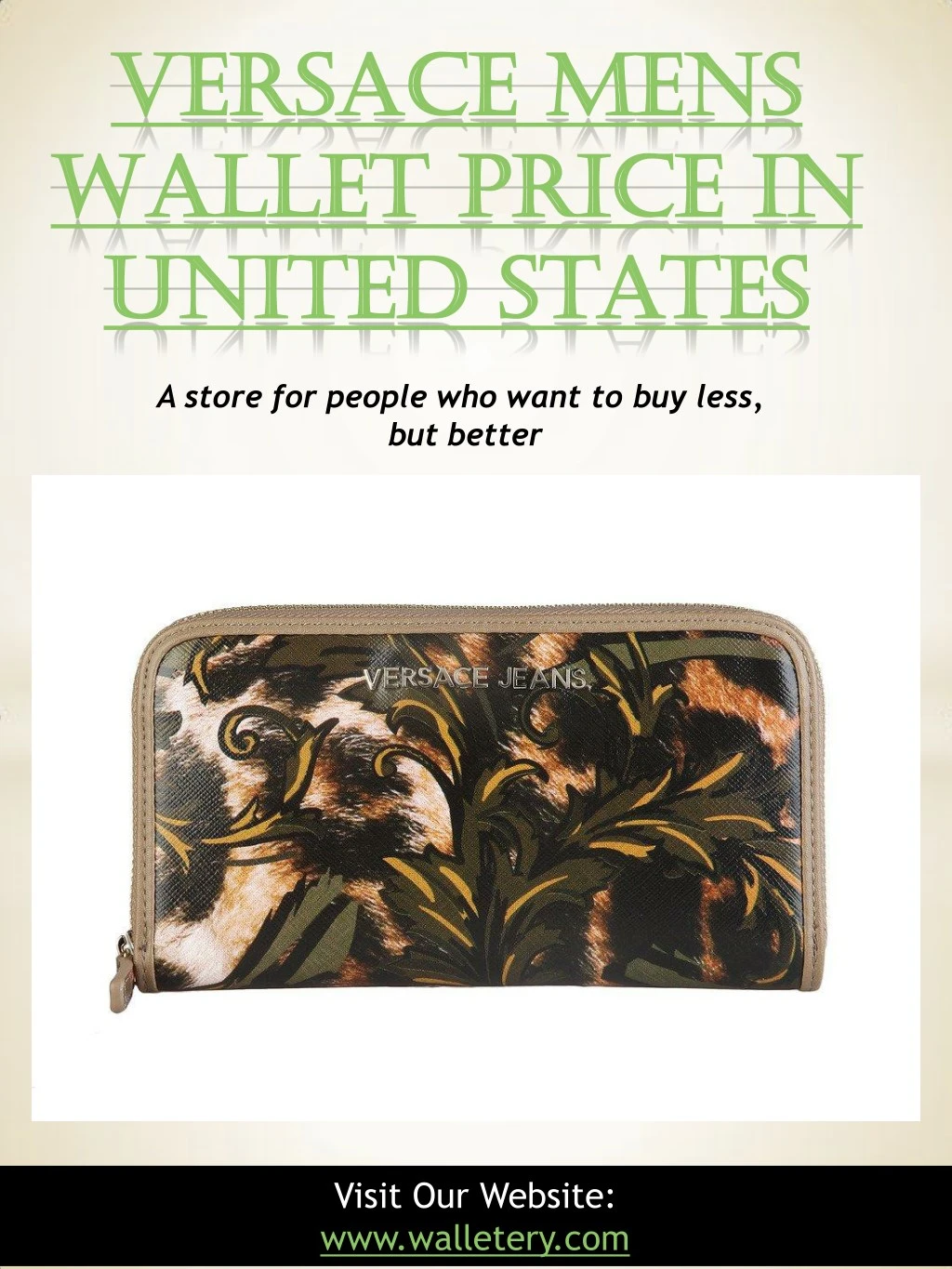 versace versace mens wallet price in wallet price