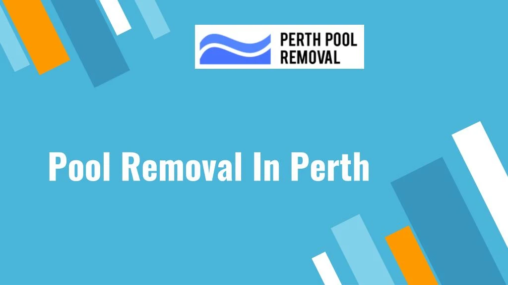 pool removal in perth
