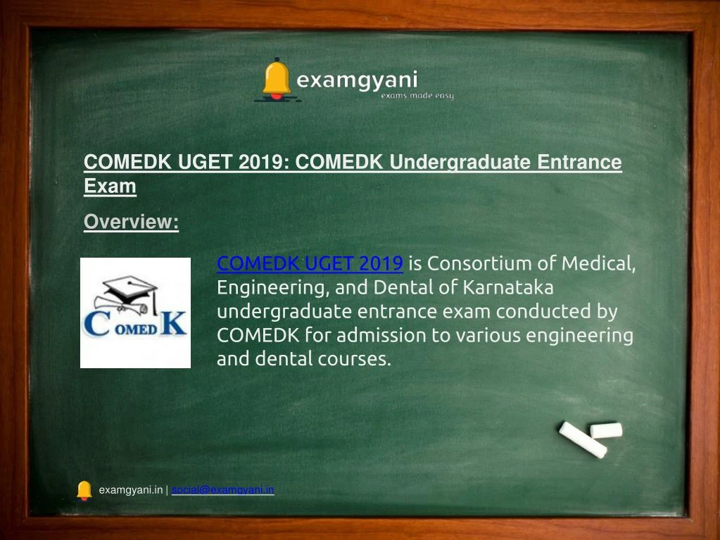 comedk uget 2019 comedk undergraduate entrance