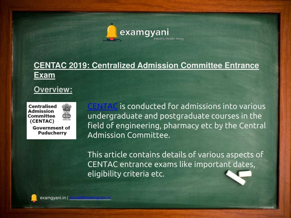 centac 2019 centralized admission committee