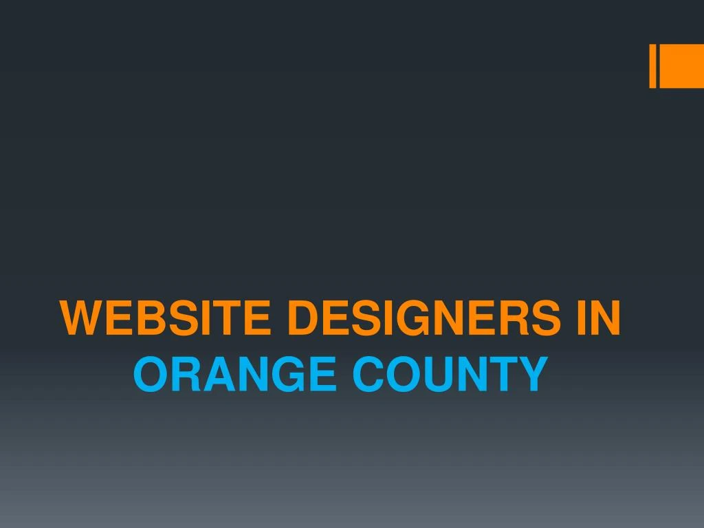 website designers in orange county