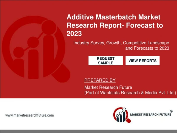 Additive Masterbatch Market Analysis, Trend, Growth, Sales, Forecast 2023