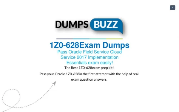 1Z0-628 Exam .pdf VCE Practice Test - Get Promptly