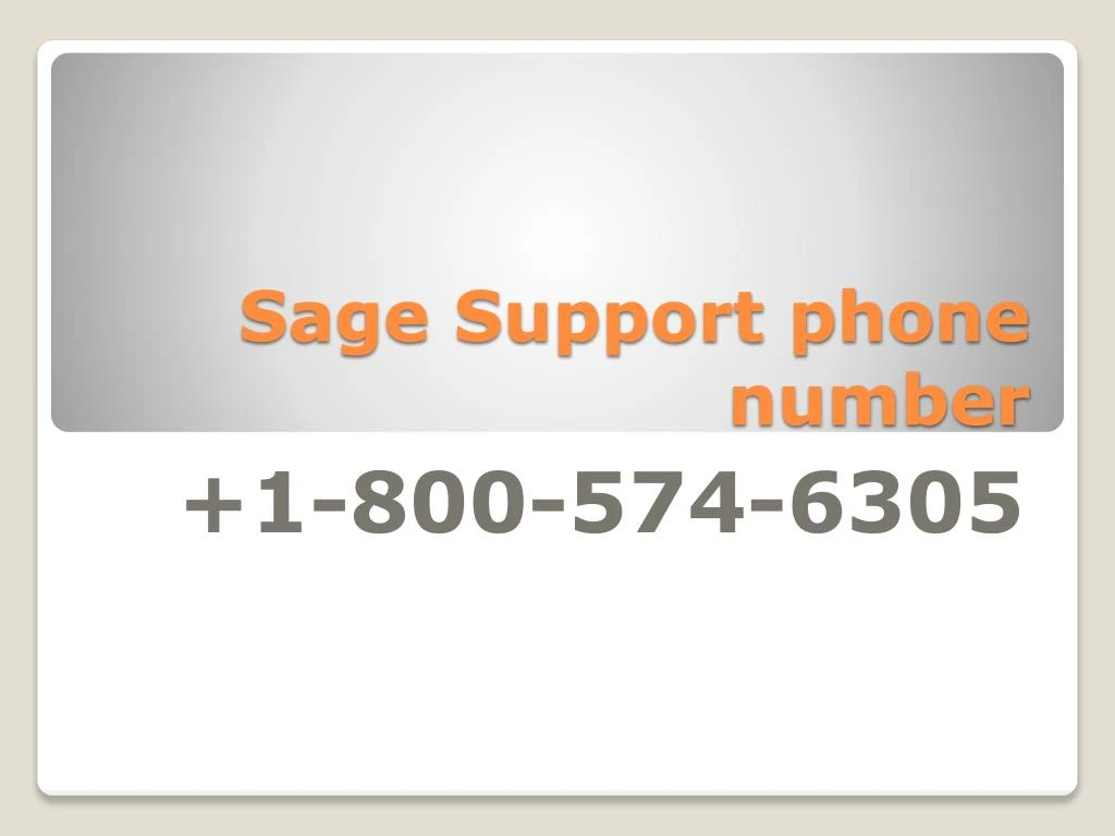 sage support phone number