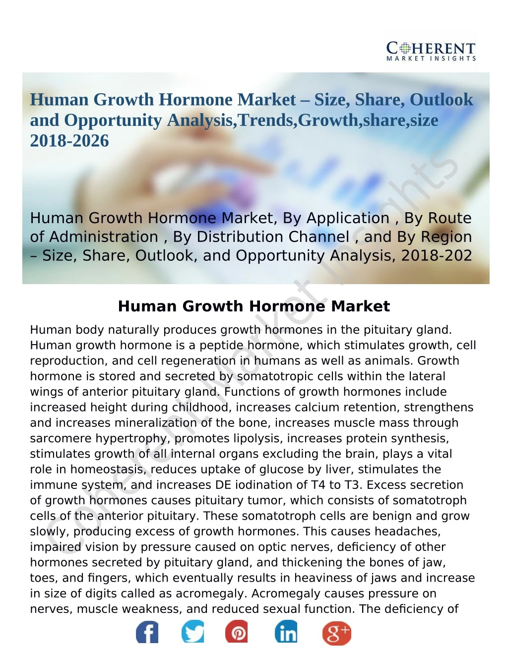 human growth hormone market size share outlook