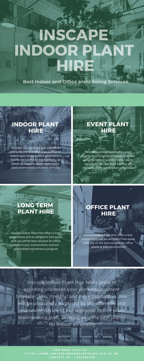 Indoor and Office Plants Hire in Melbourne